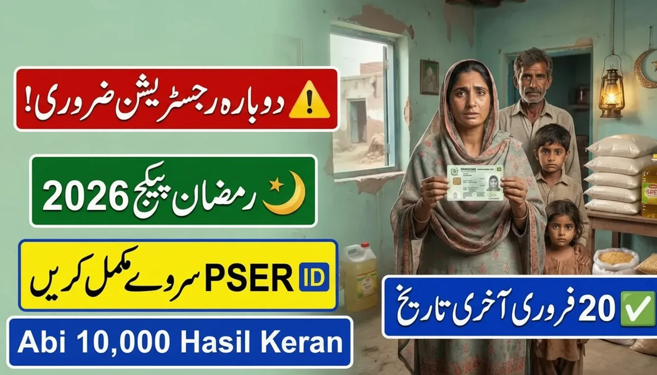 CM Punjab 10,000 Ramazan Package Registration 2026