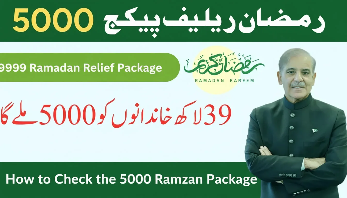 How to Check the 5000 Ramzan Package Online in Pakistan 2025