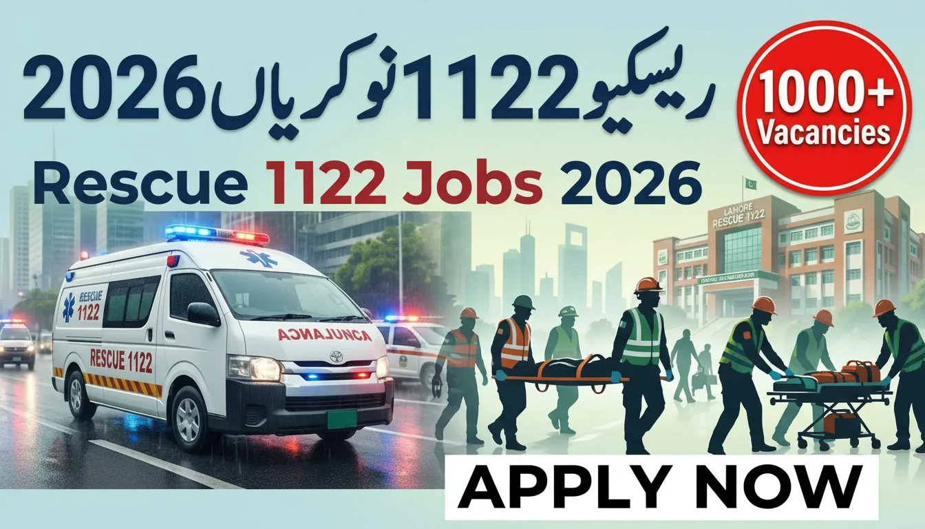 Rescue 1122 Vacancies 2026
